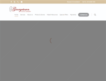 Tablet Screenshot of georgetownplasticsurgery.com